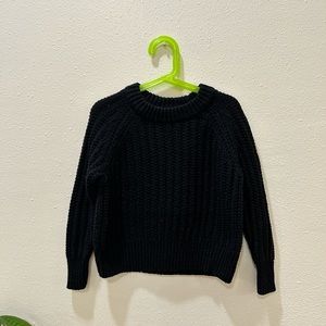 Uniqlo U Kids Low Gauge Ribbed Crew Neck Long-Sleeve Sweater size 5-6